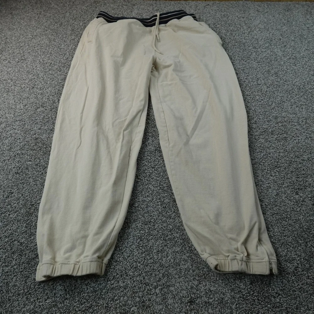 VTG Sean John Pants Mens 2XL‎ Beige Tan Drawstring Jogger Sweatpants Hip Hop Y2K